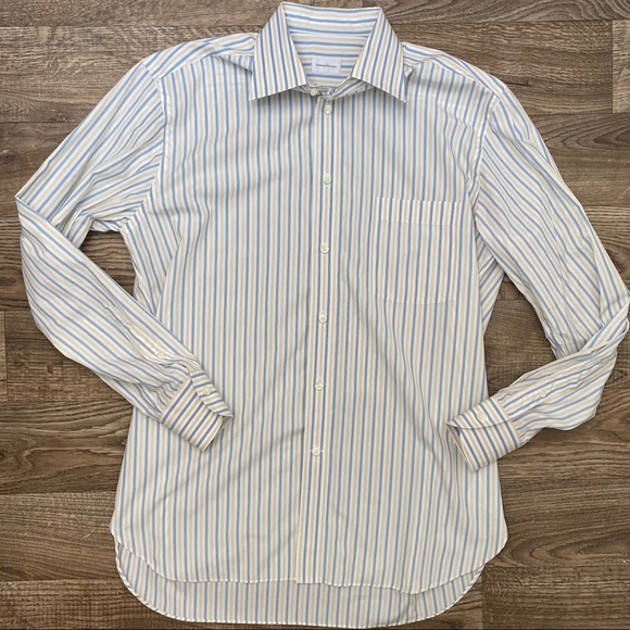 Ermenegildo Zegna Striped Dress Shirt - Picture 9 of 12